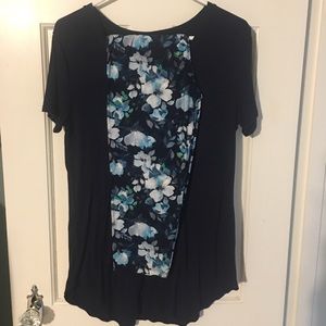 HelloPink Capri leggings and M Navy tunic